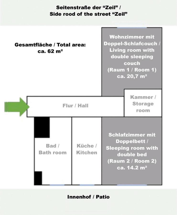 Apartment Im Zentrum Frankfurt am Main Exterior photo
